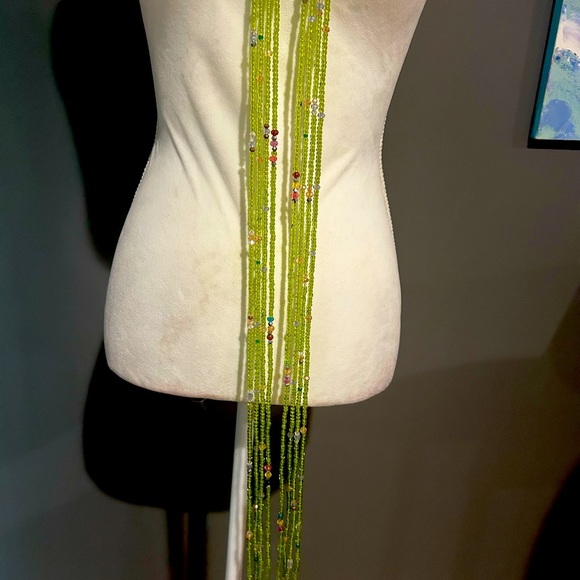 Single strand  tie-on waist beads 38 Inches Length - Picture 7 of 8